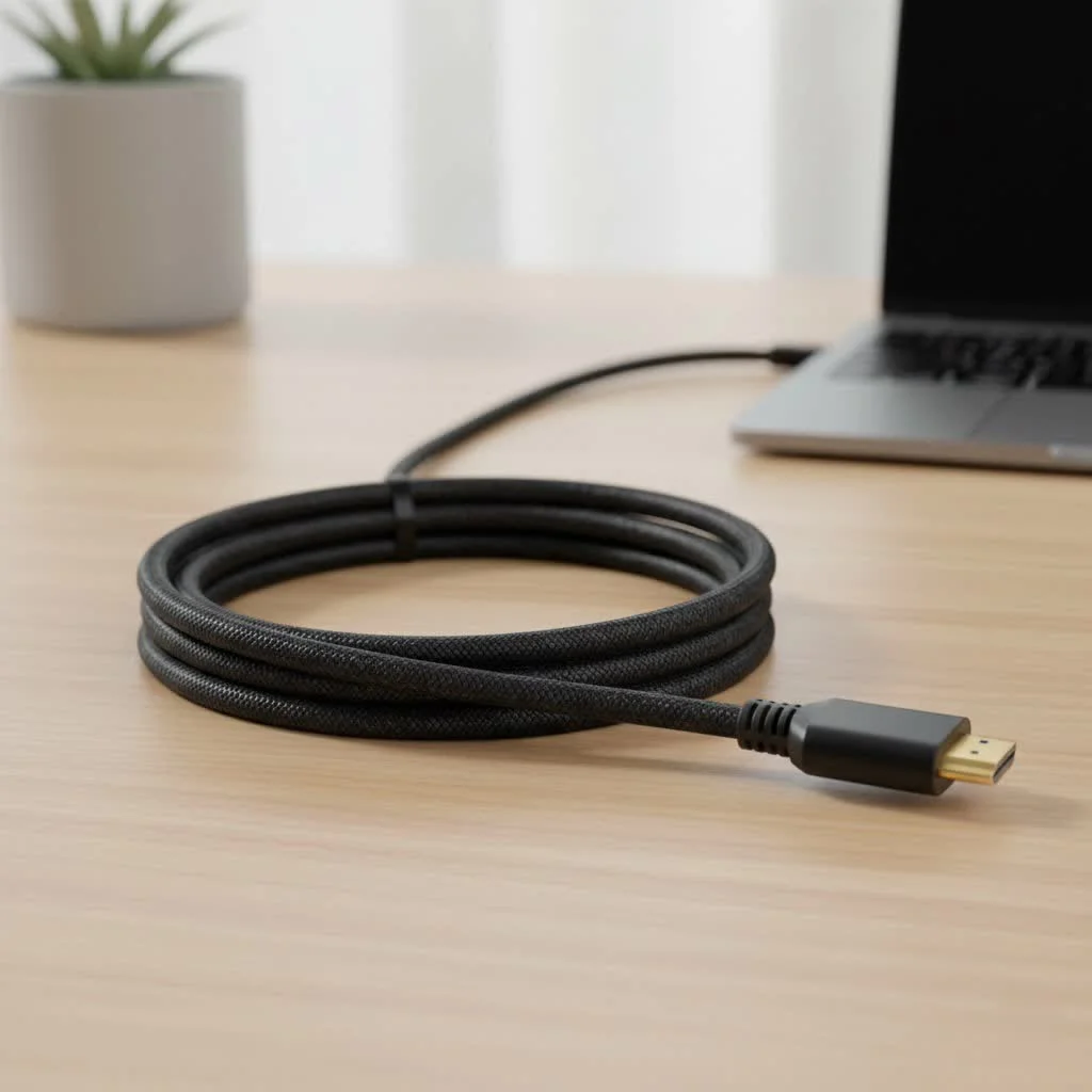 Ultra High Speed HDMI Cable connecting devices